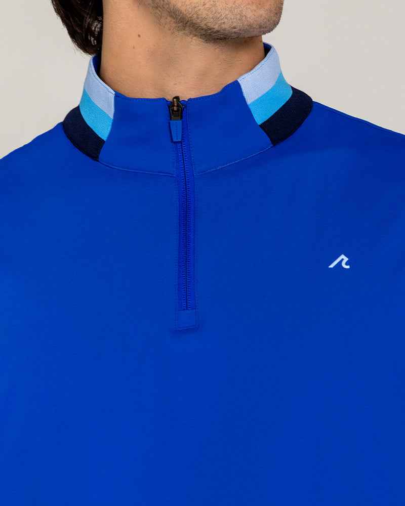 Miller Quarter Zip in Harbor Blue