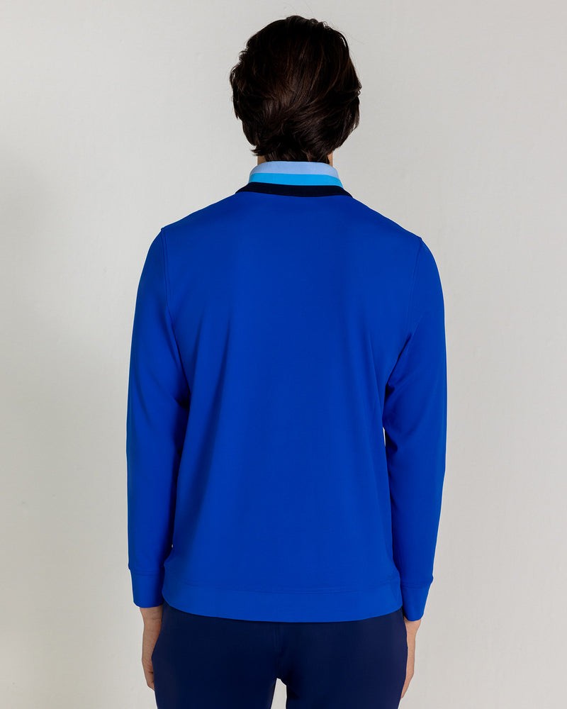 Miller Quarter Zip in Harbor Blue