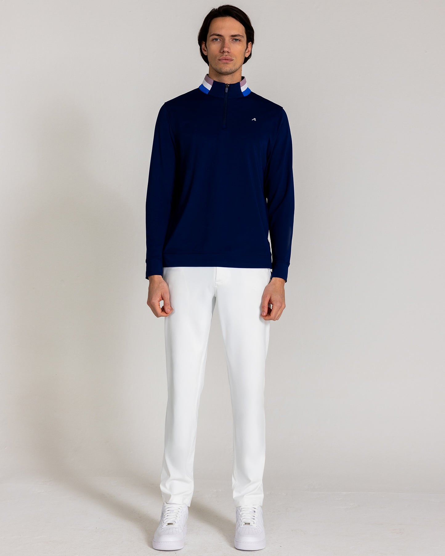 Miller Quarter Zip in Midnight Navy