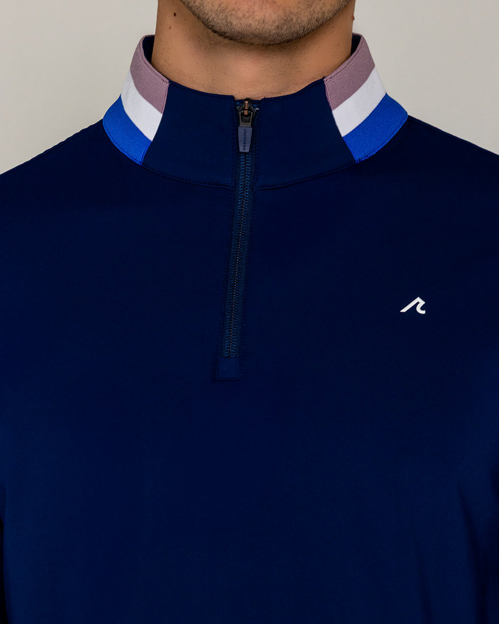 Miller Quarter Zip in Midnight Navy