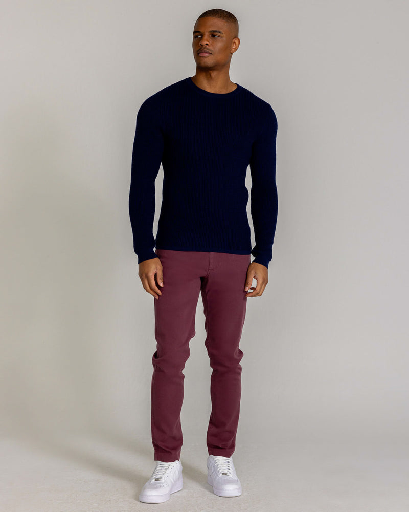 Posner Long Sleeve Thermal in Midnight Navy