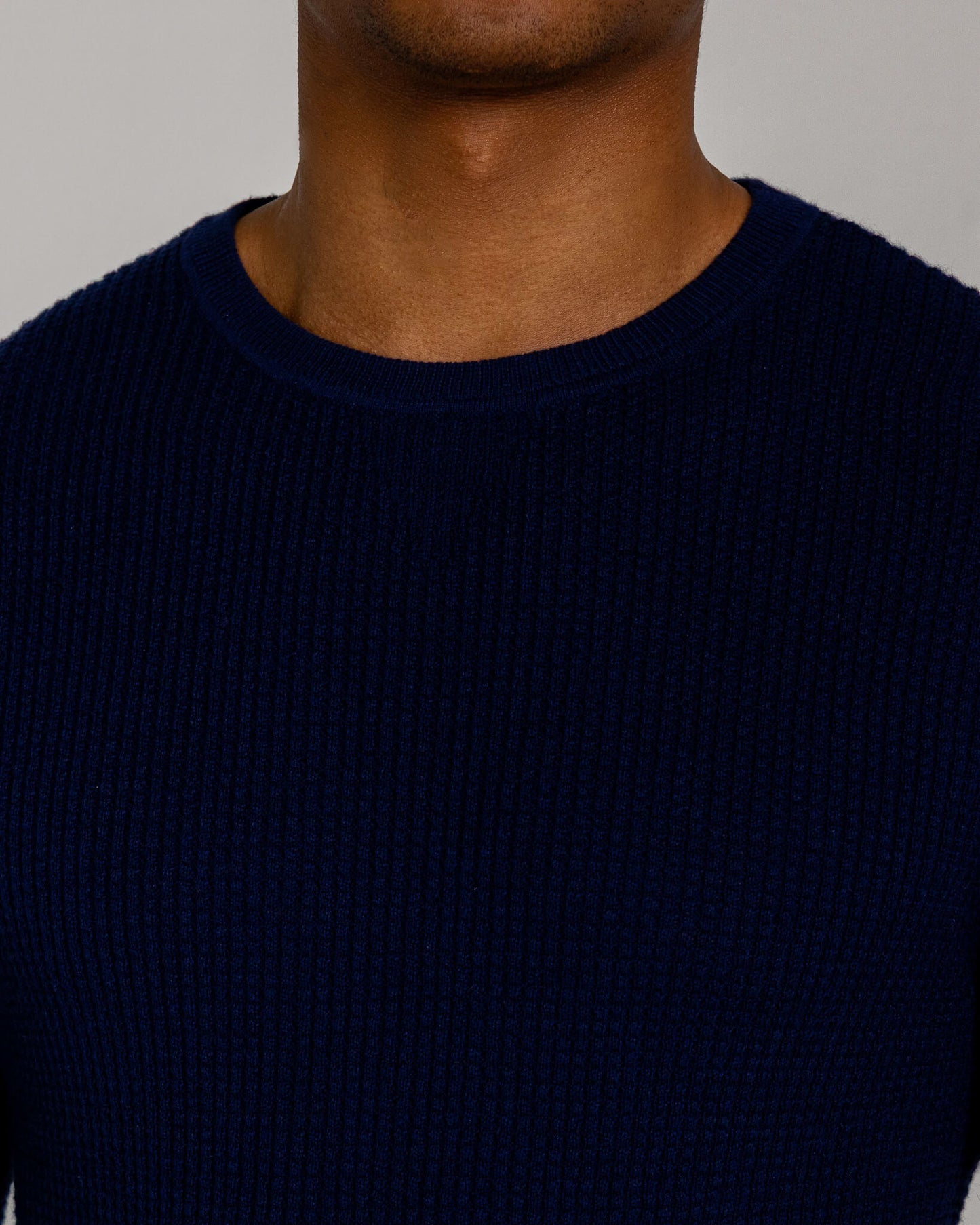 Posner Long Sleeve Thermal in Midnight Navy