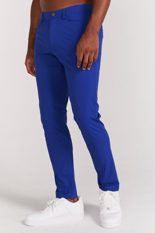 Kent Pull-On Trouser in Mazarine Blue