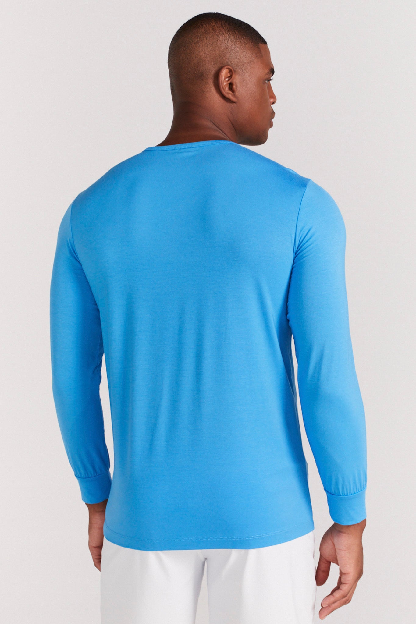 Russell Long Sleeve in Malibu Blue