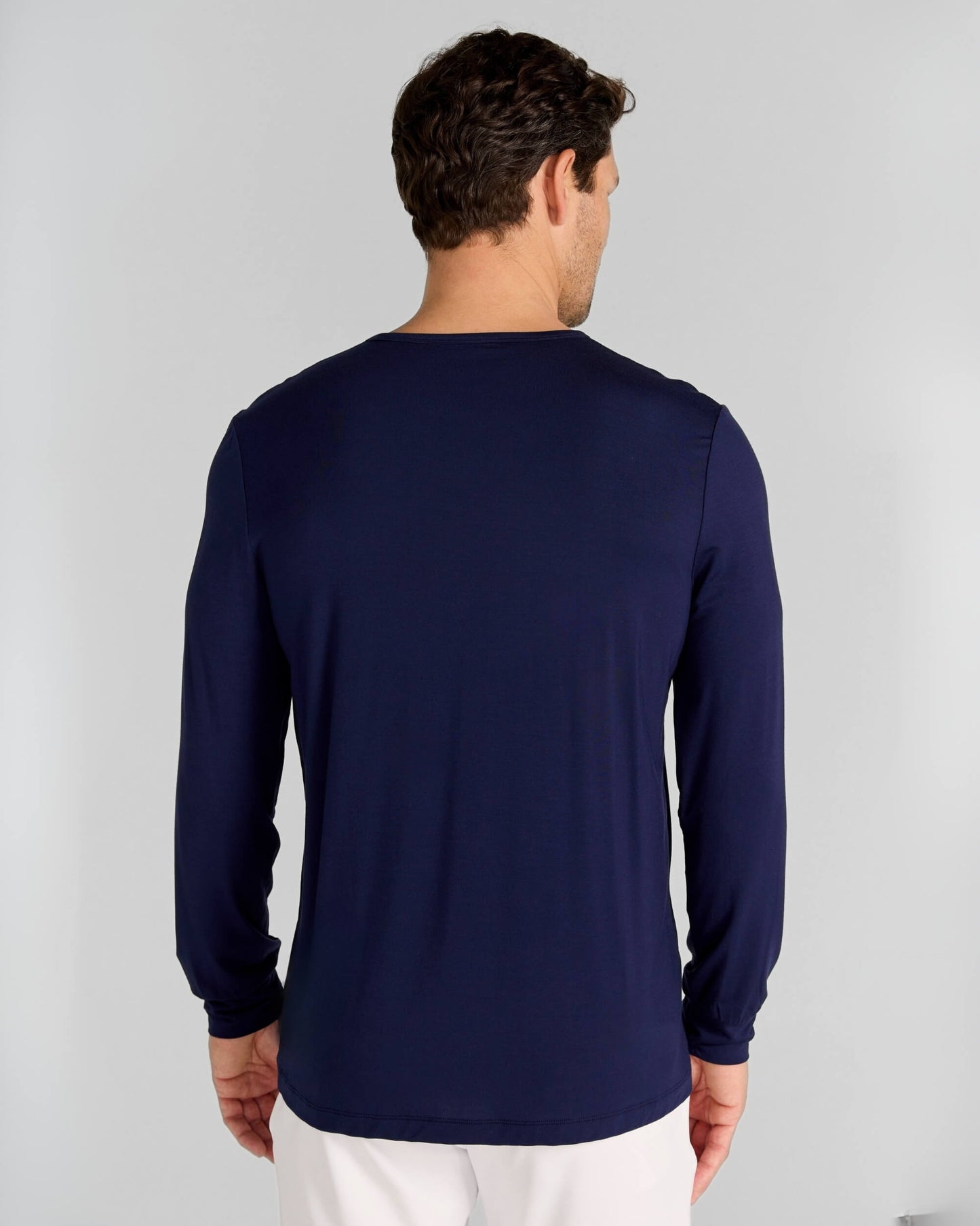 Russell Long Sleeve in Midnight Navy