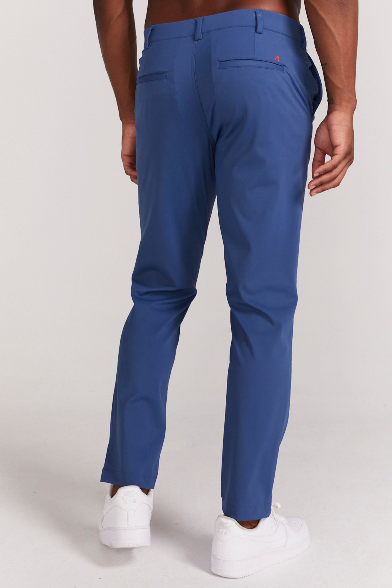 Bradley Pull-On Trouser in Steel Blue