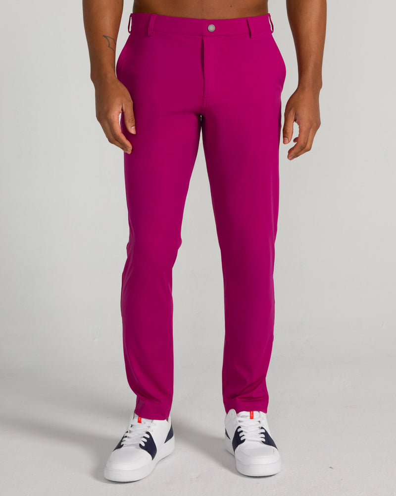 Bradley Pull-On Trouser in Bordeaux