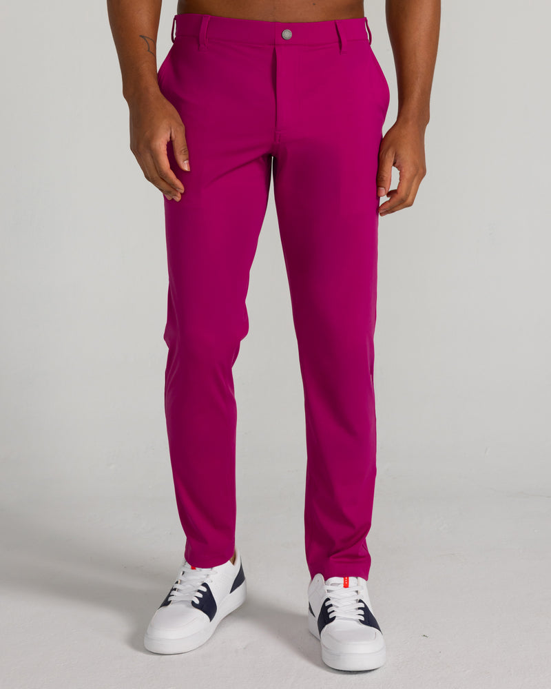 Bradley Pull-On Trouser in Bordeaux