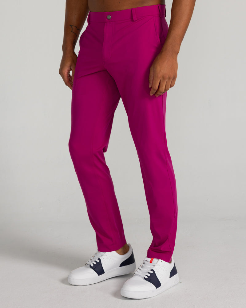 Bradley Pull-On Trouser in Bordeaux