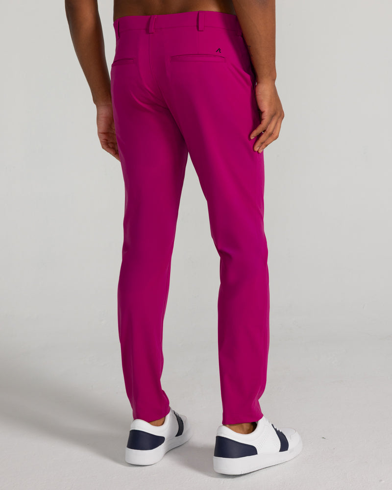 Bradley Pull-On Trouser in Bordeaux