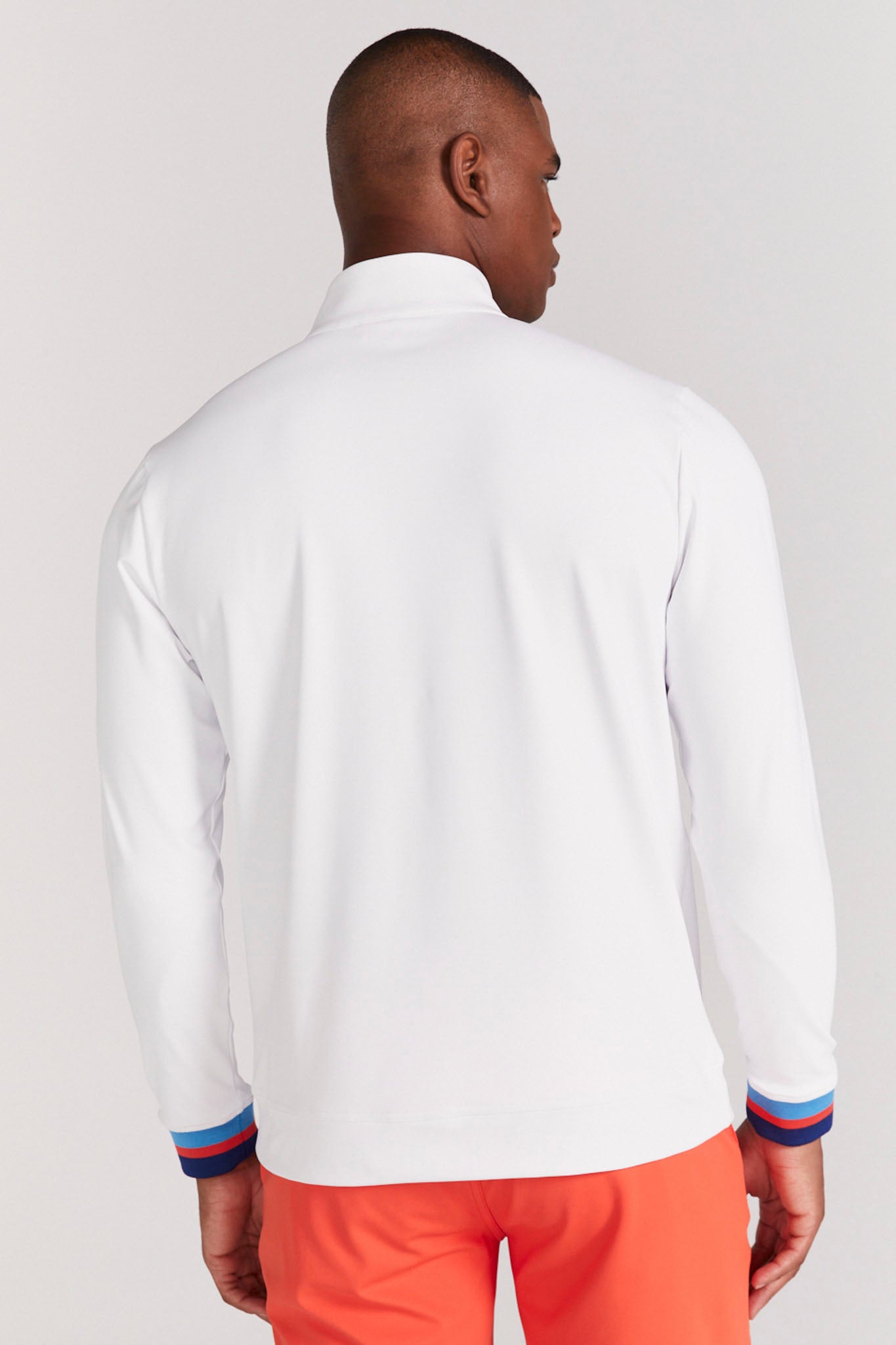 Hayden Quarter Zip in Bright White
