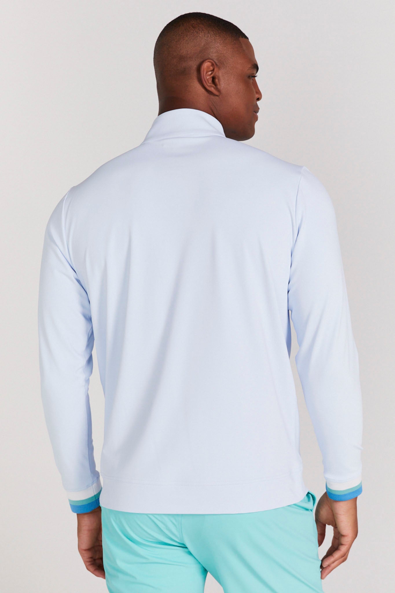 Hayden Quarter Zip in Breeze