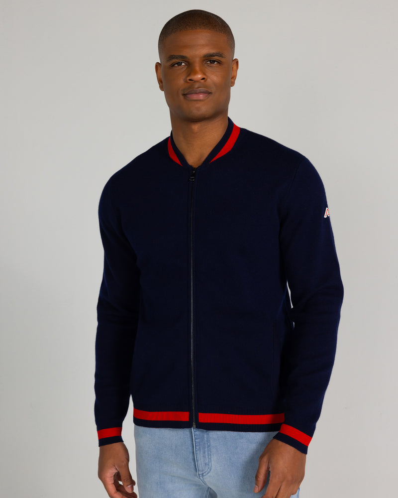 Crestwell Bomber in Midnight Navy