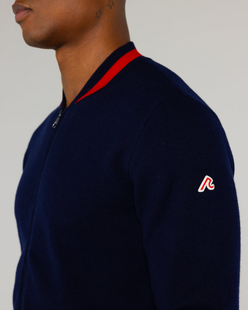 Crestwell Bomber in Midnight Navy