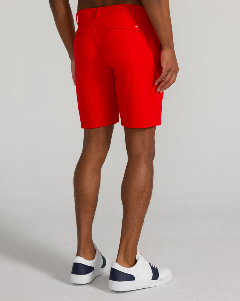 Varick Pull-On Short in Crimson