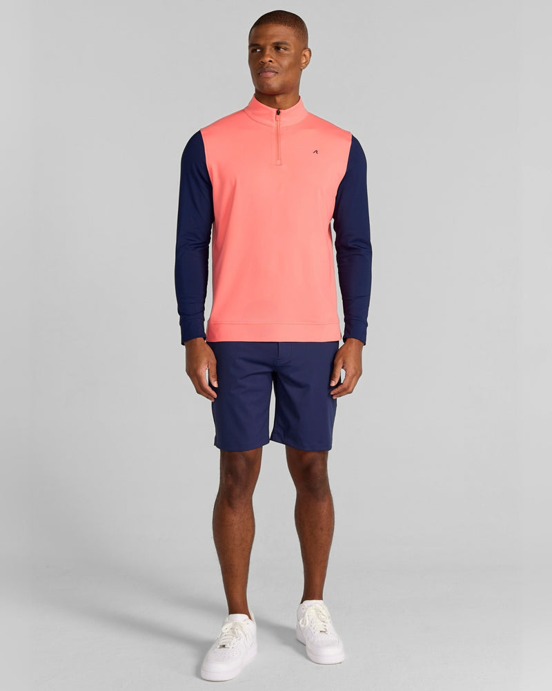 Parc Quarter-Zip in Coral