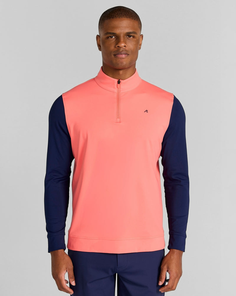Parc Quarter-Zip in Coral