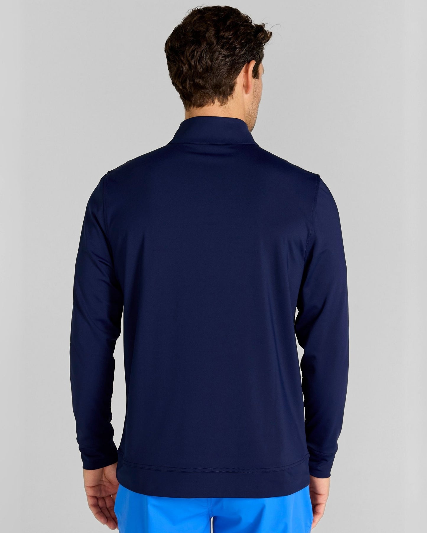 Sevres Quarter-Zip in Midnight Navy