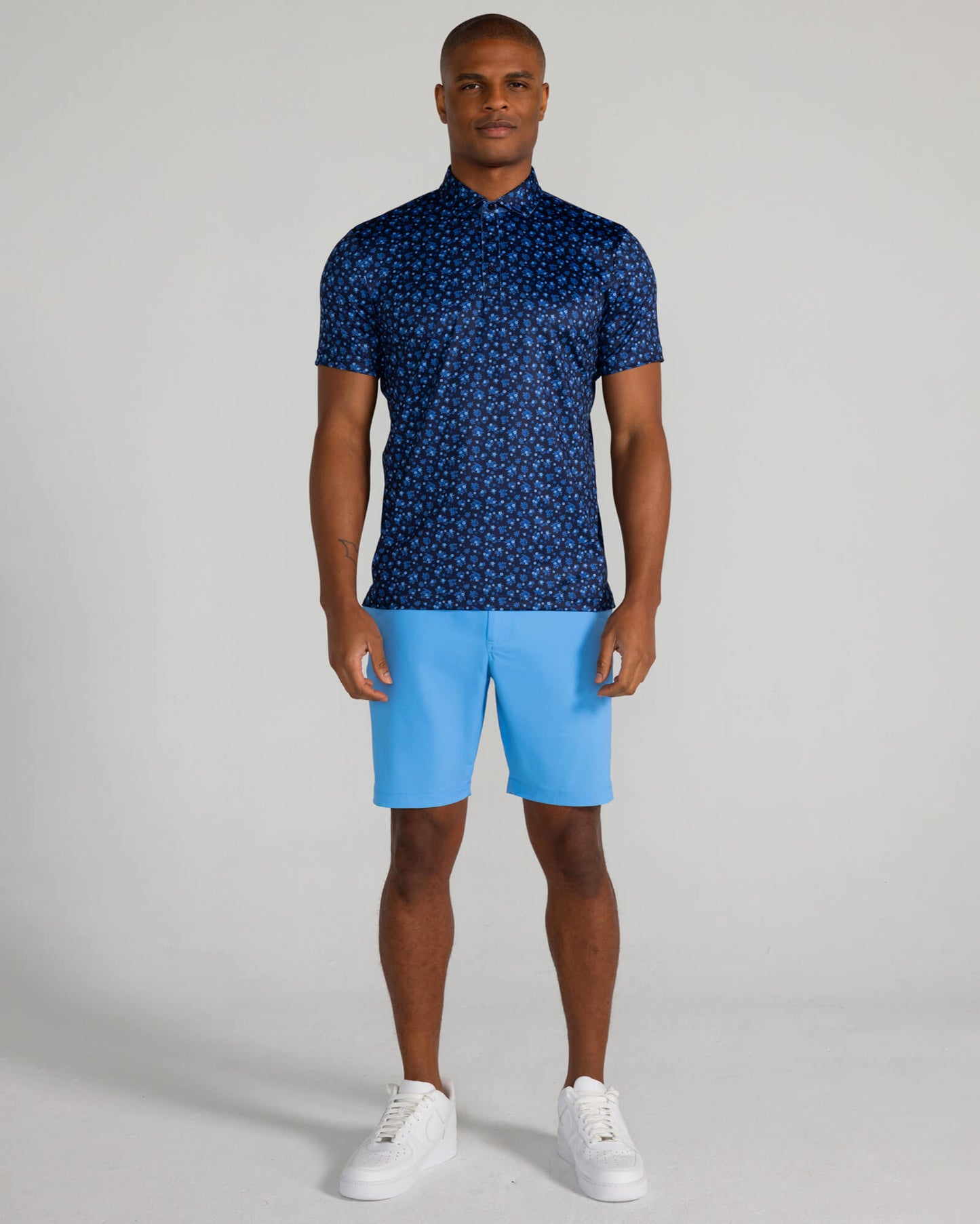 Rovana Polo in Midnight Navy Multi