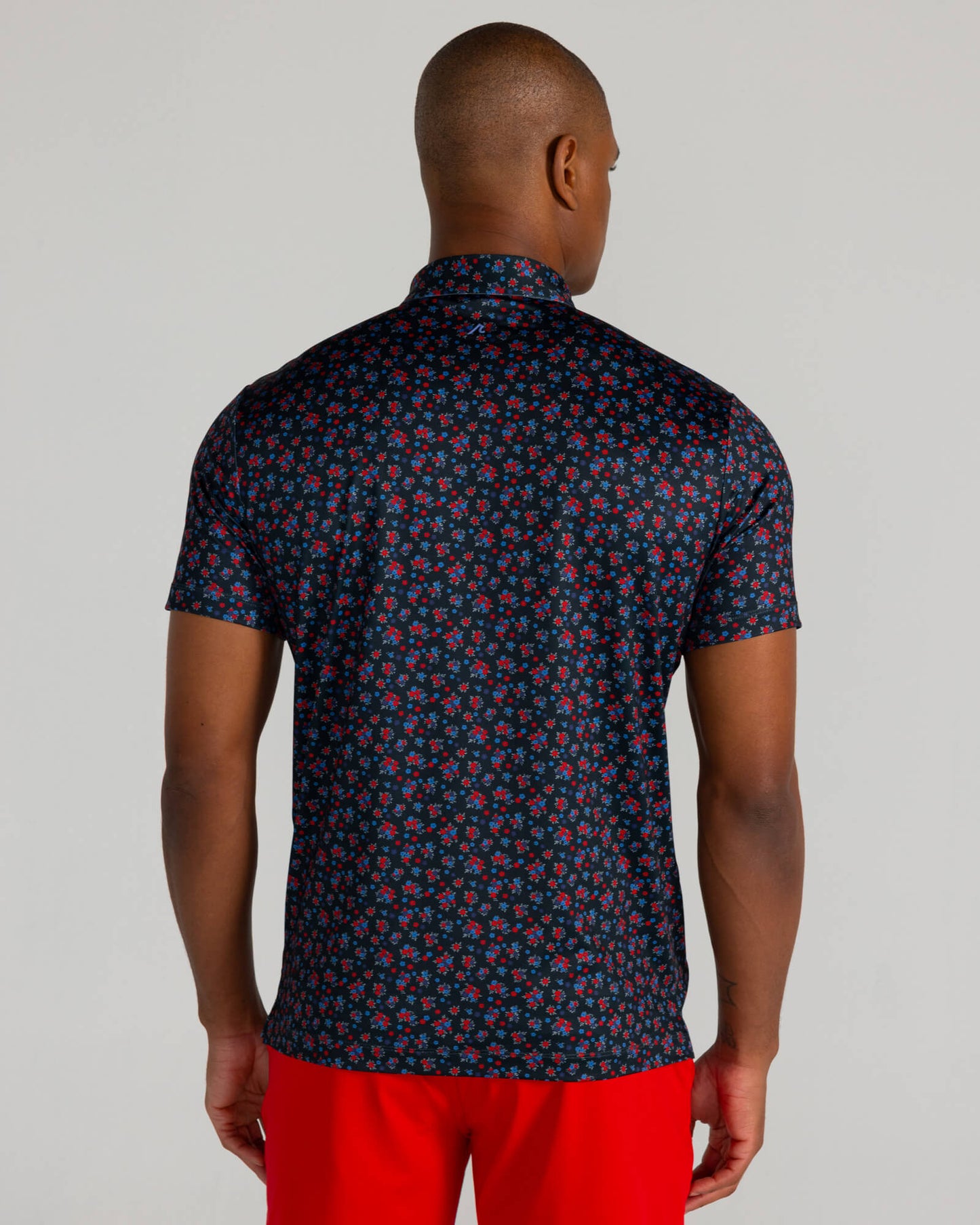 Rovana Polo in Tuxedo/Crimson Multi