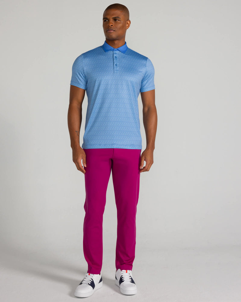 Geo Icon Polo in Blue Yonder