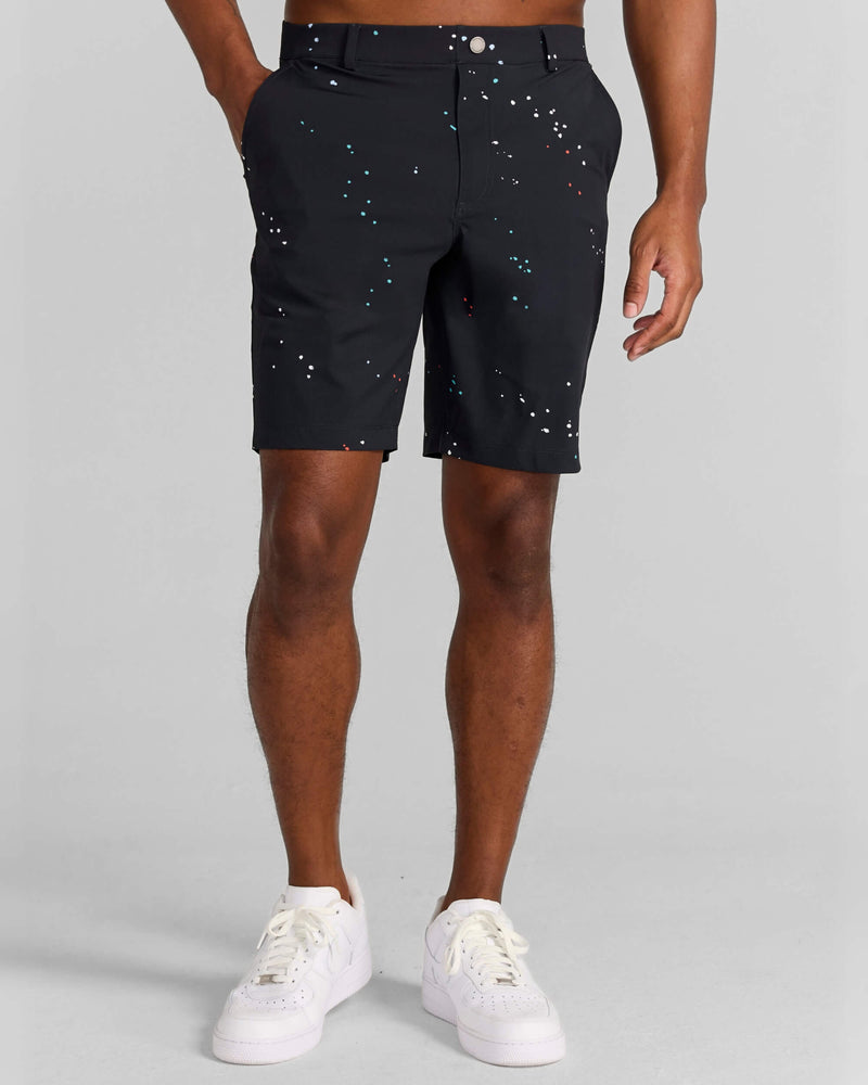 Printed Hanover Pull-On Short Hanson in Tuxedo