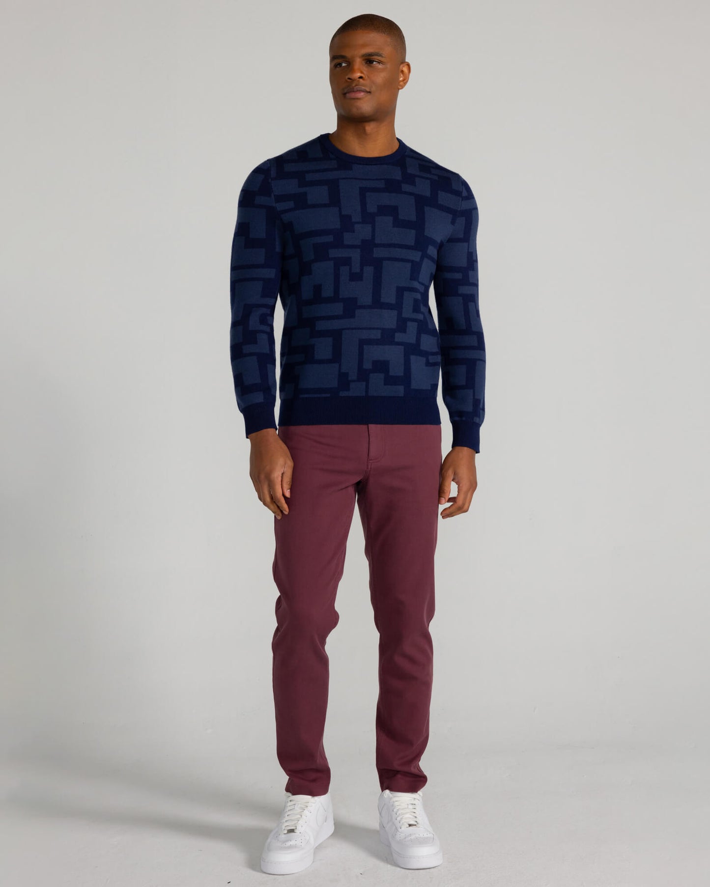 Hawley Sweater in Midnight Navy
