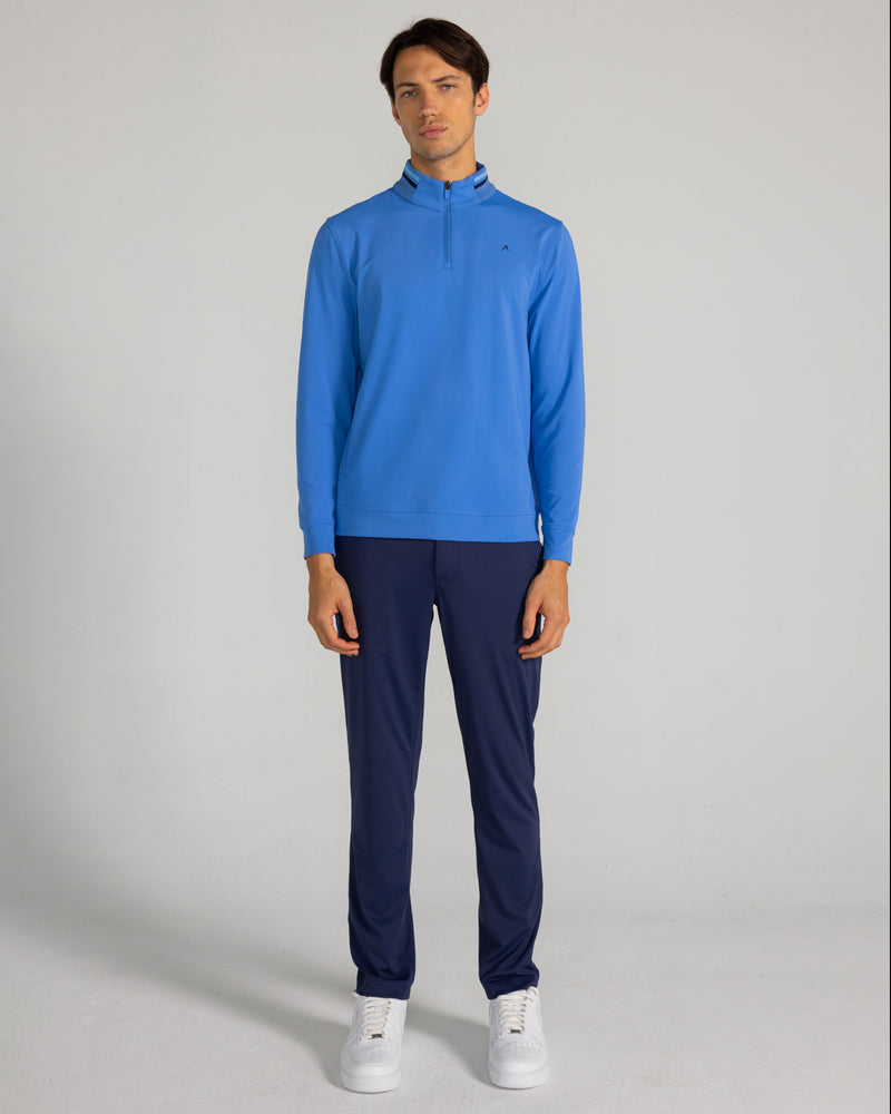 Loma Quarter Zip in Blue Yonder