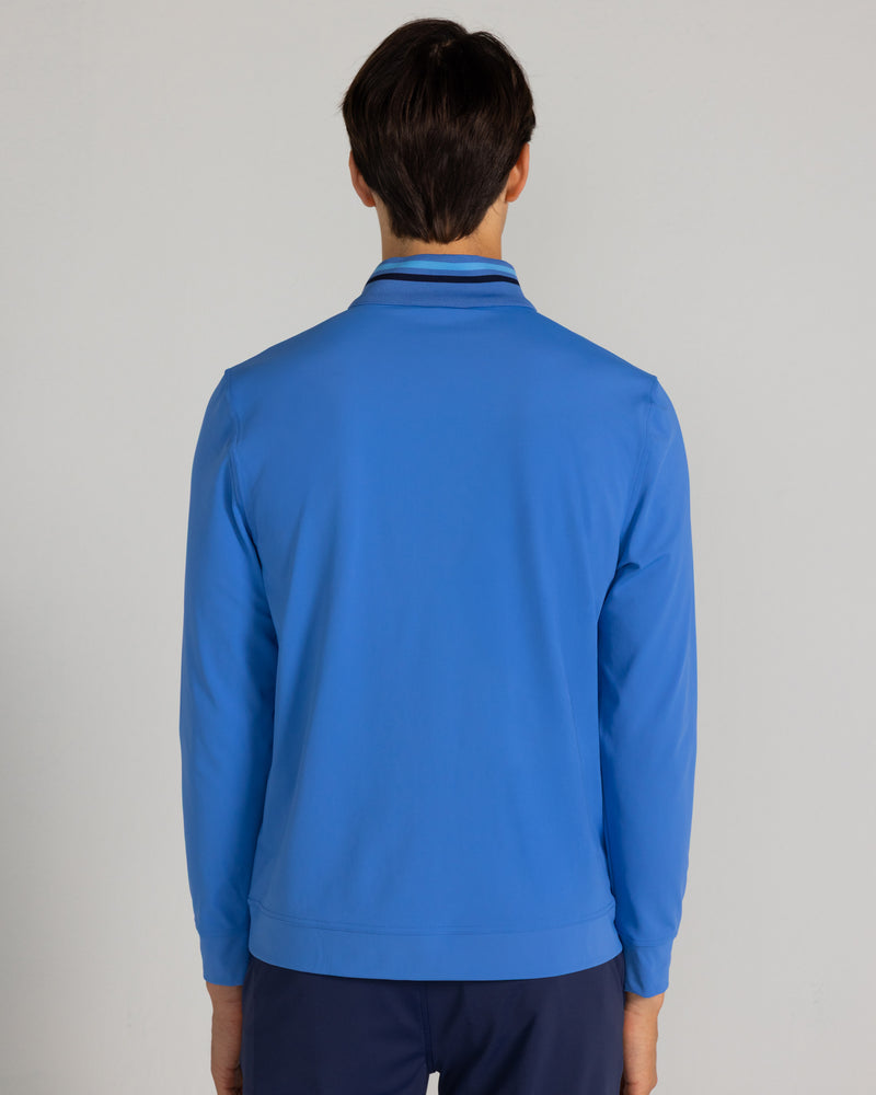 Loma Quarter Zip in Blue Yonder