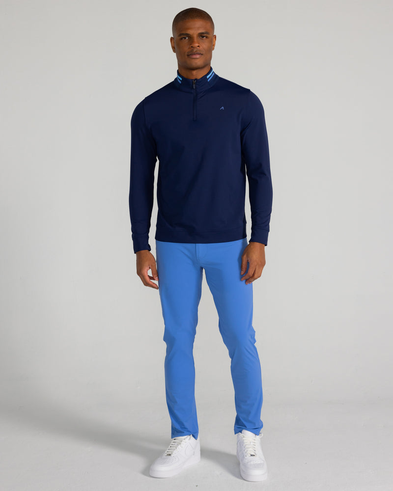 Loma Quarter Zip in Midnight Navy
