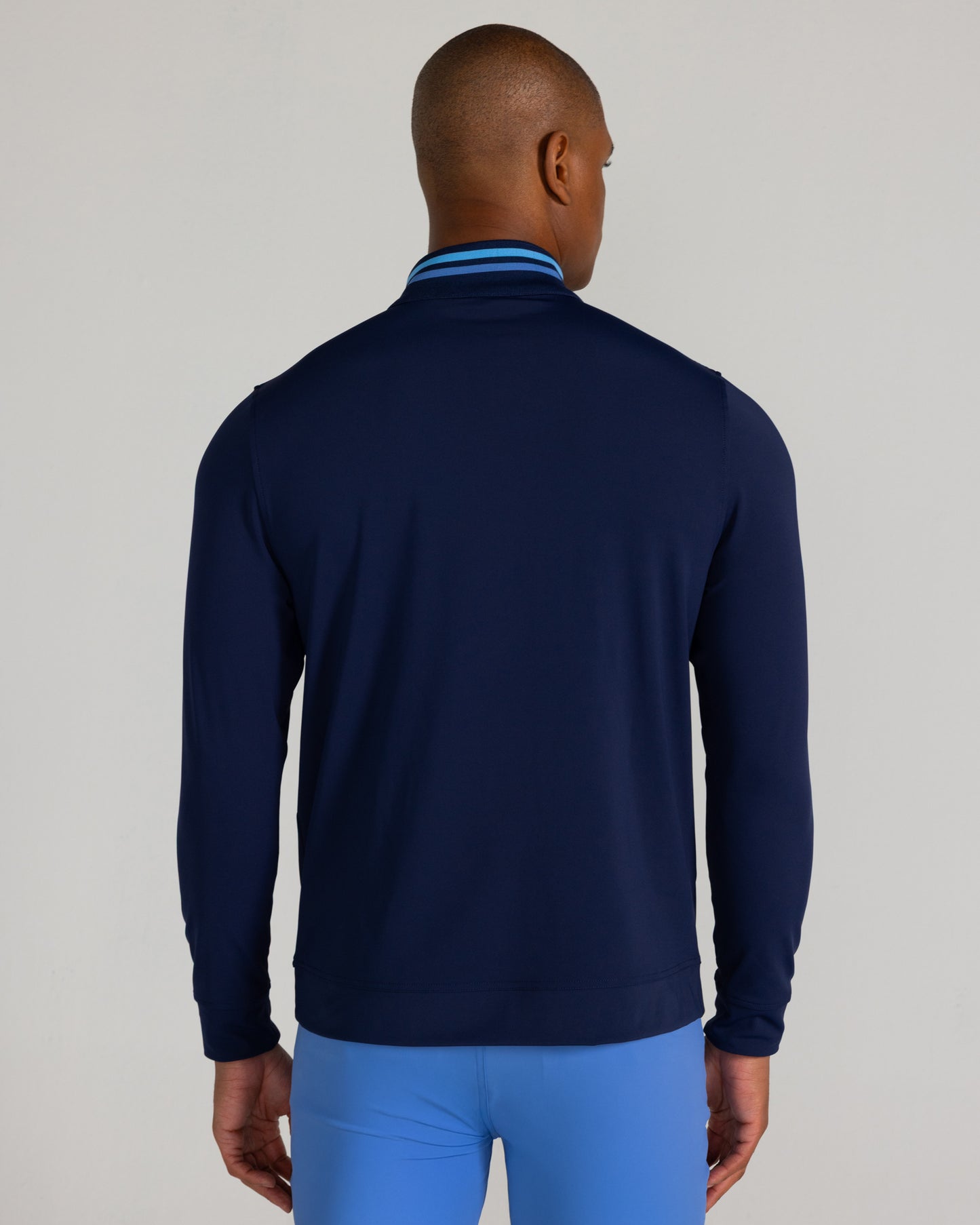 Loma Quarter Zip in Midnight Navy