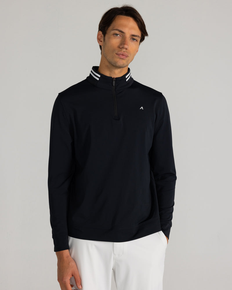 Loma Quarter Zip in Tuxedo