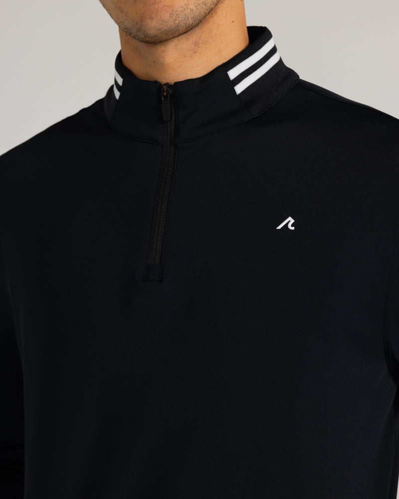 Loma Quarter Zip in Tuxedo