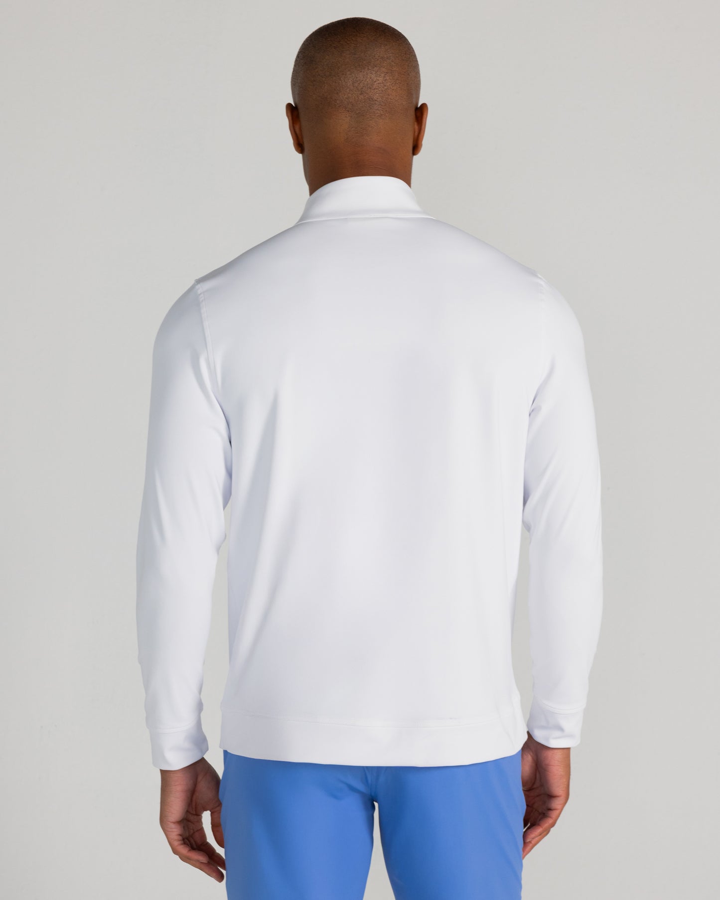 Fallon Quarter Zip in Bright White