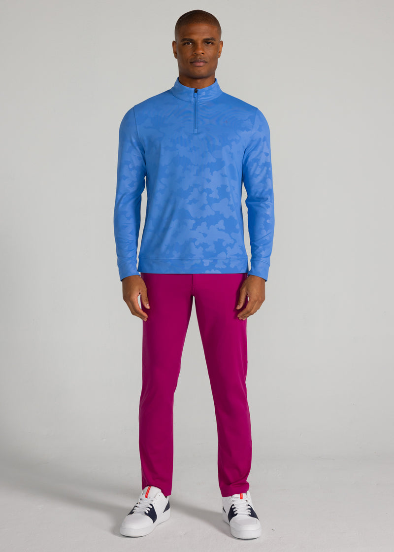 Bronson Quarter Zip in Blue Yonder