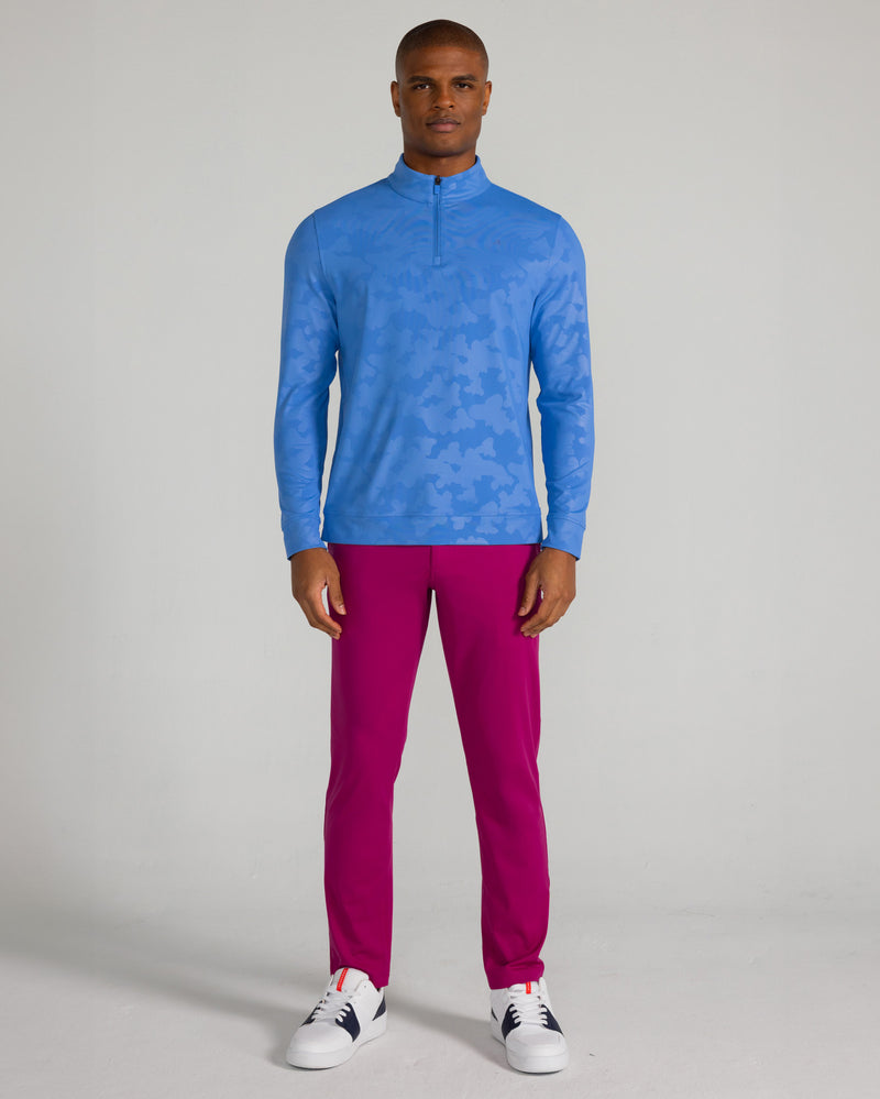 Bronson Quarter Zip in Blue Yonder