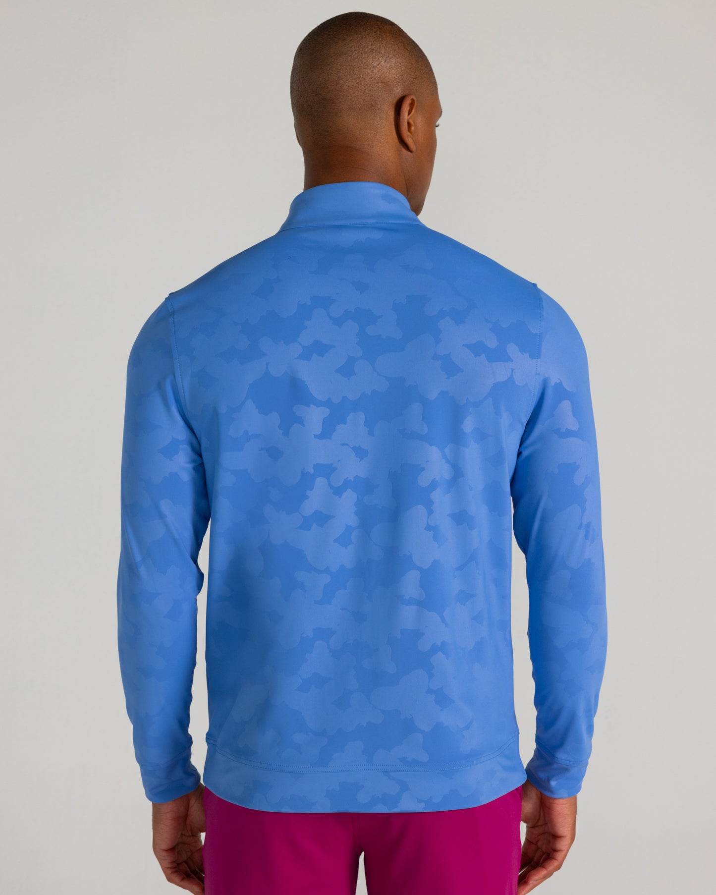 Bronson Quarter Zip in Blue Yonder