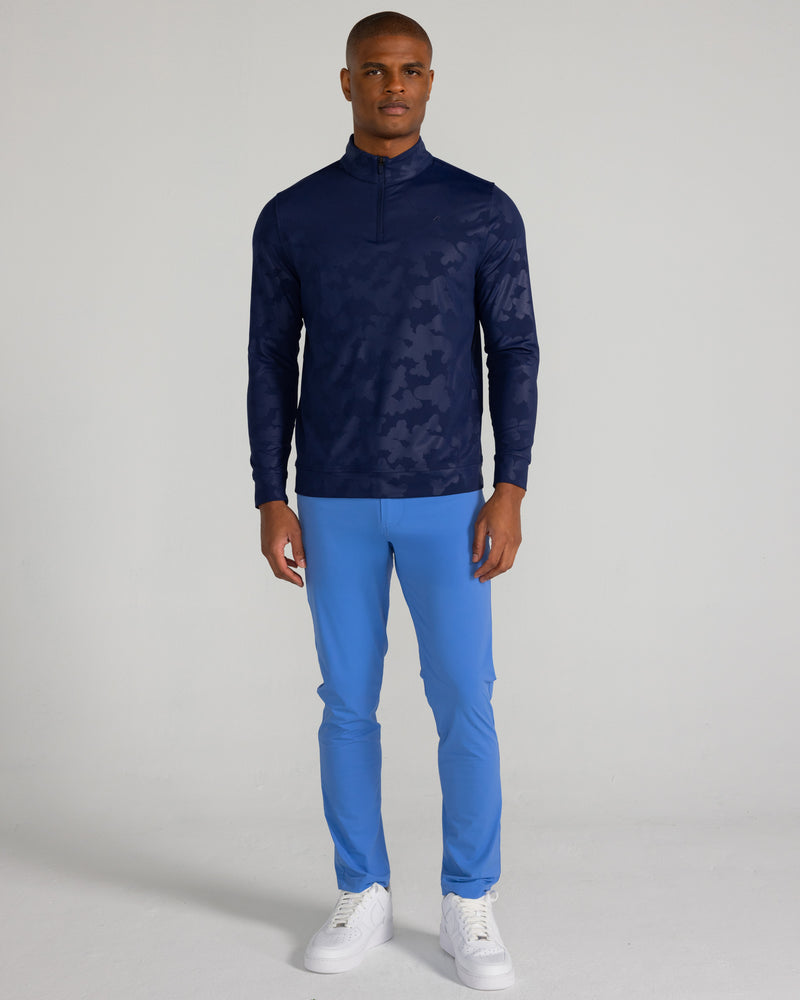 Bronson Quarter Zip in Midnight Navy