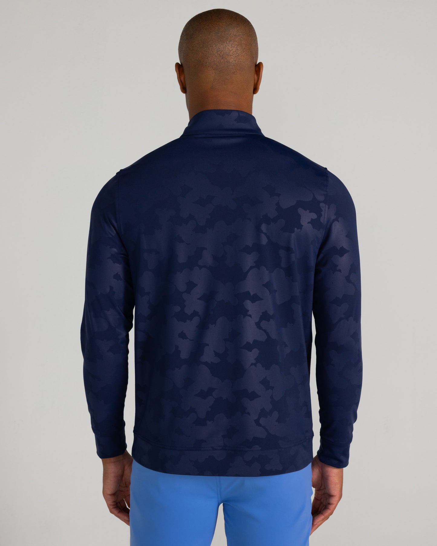 Bronson Quarter Zip in Midnight Navy