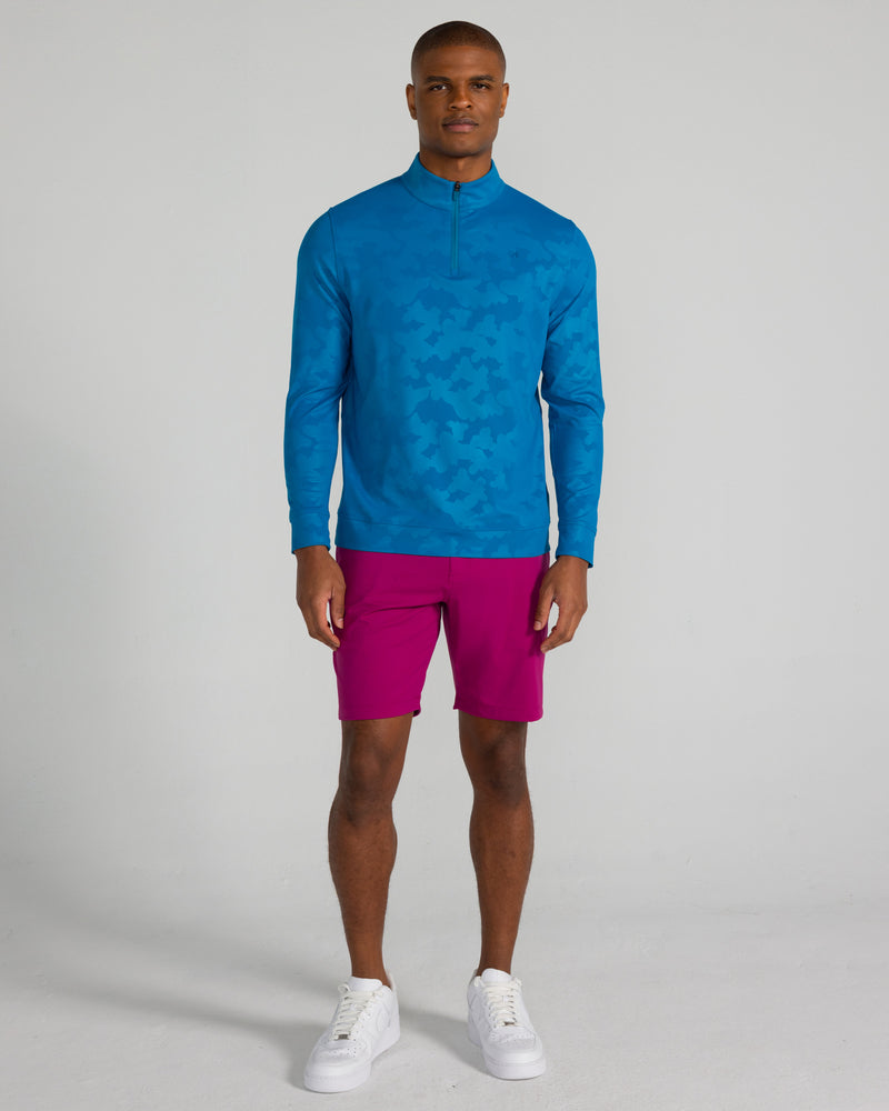 Bronson Quarter Zip in Seaport