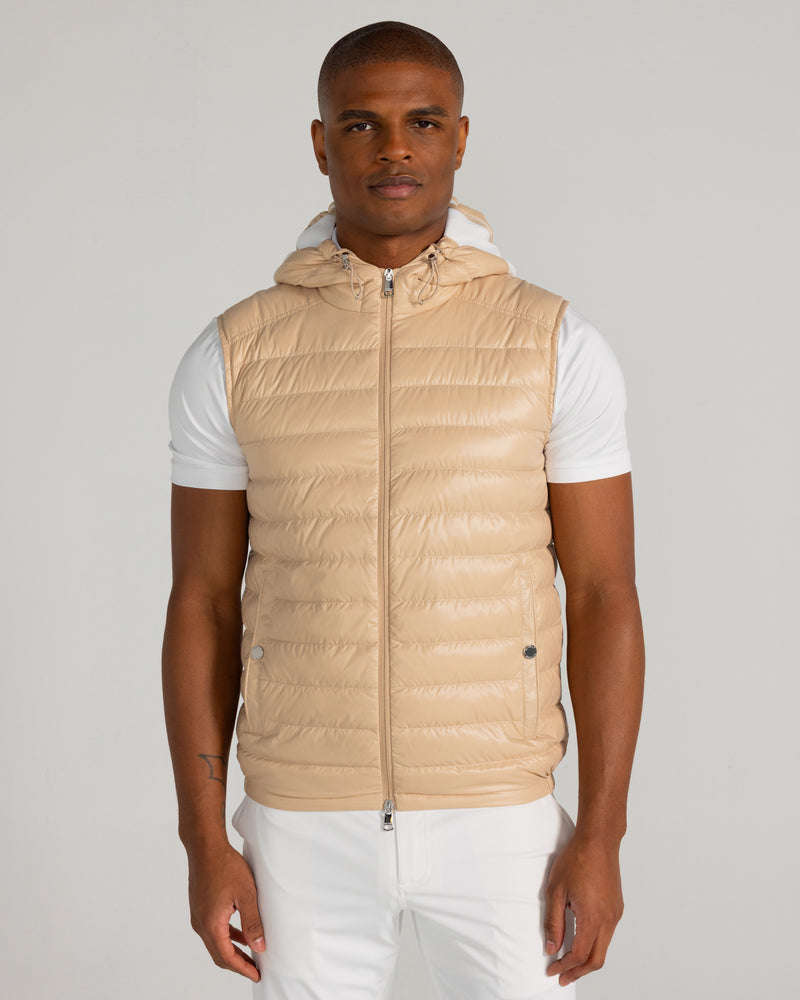 Thayer Vest in Pale Khaki