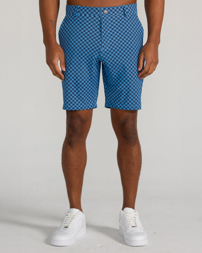 Printed Hanover Pull-On Short Abbott in Iceberg Multi