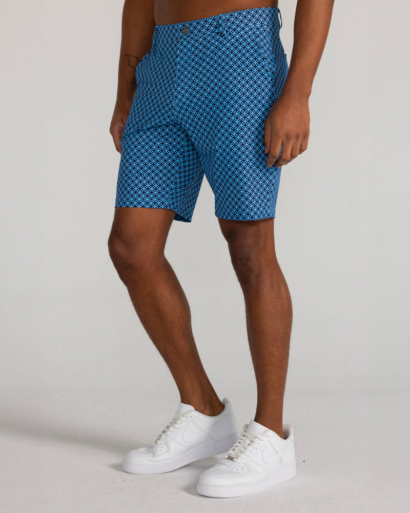 Printed Hanover Pull-On Short Abbott in Iceberg Multi