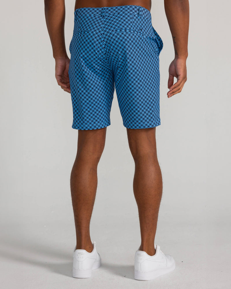 Printed Hanover Pull-On Short Abbott in Iceberg Multi