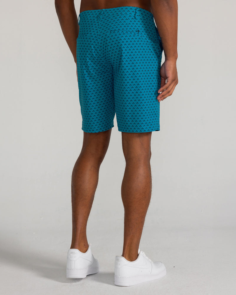 Printed Hanover Pull-On Short Hume in Seaport Multi