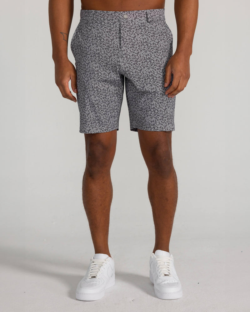 Printed Hanover Pull-On Short Randall in Shadow Multi