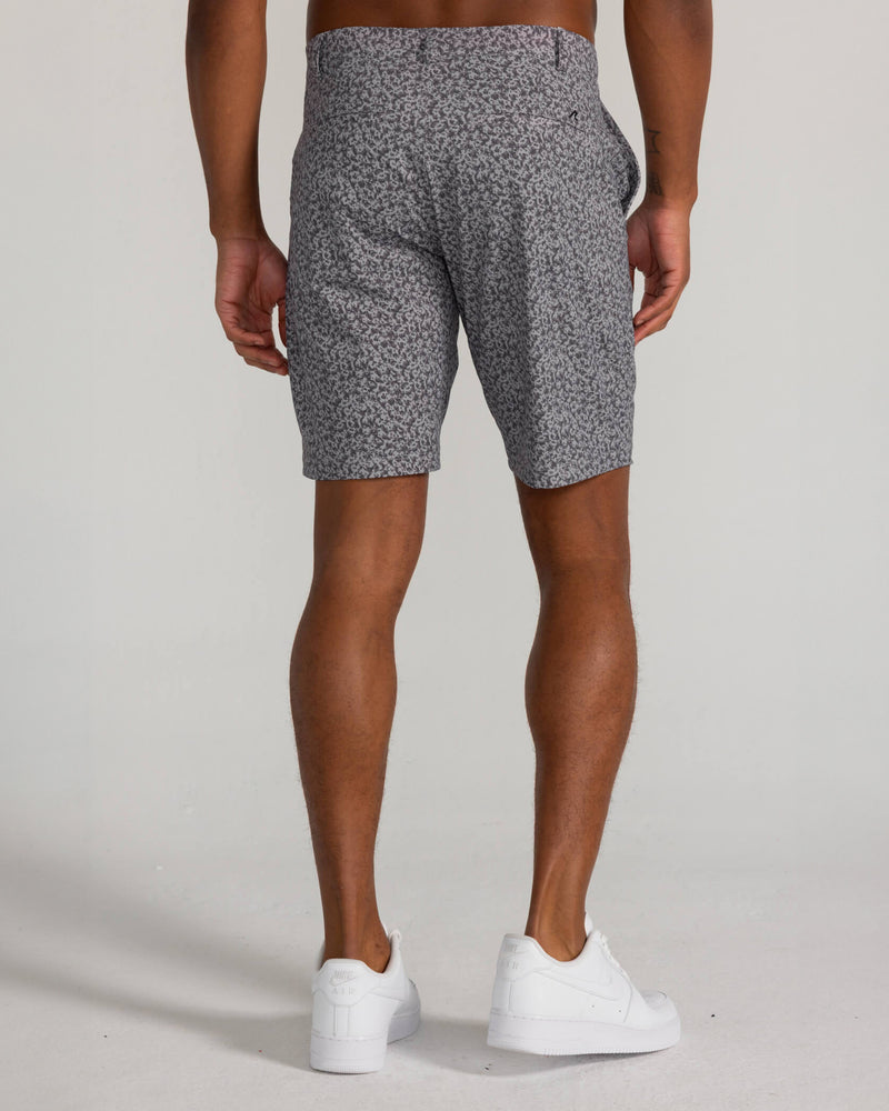 Printed Hanover Pull-On Short Randall in Shadow Multi