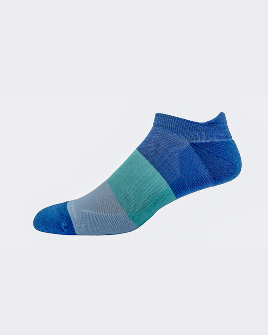 Liam Color Block Socks in Blue