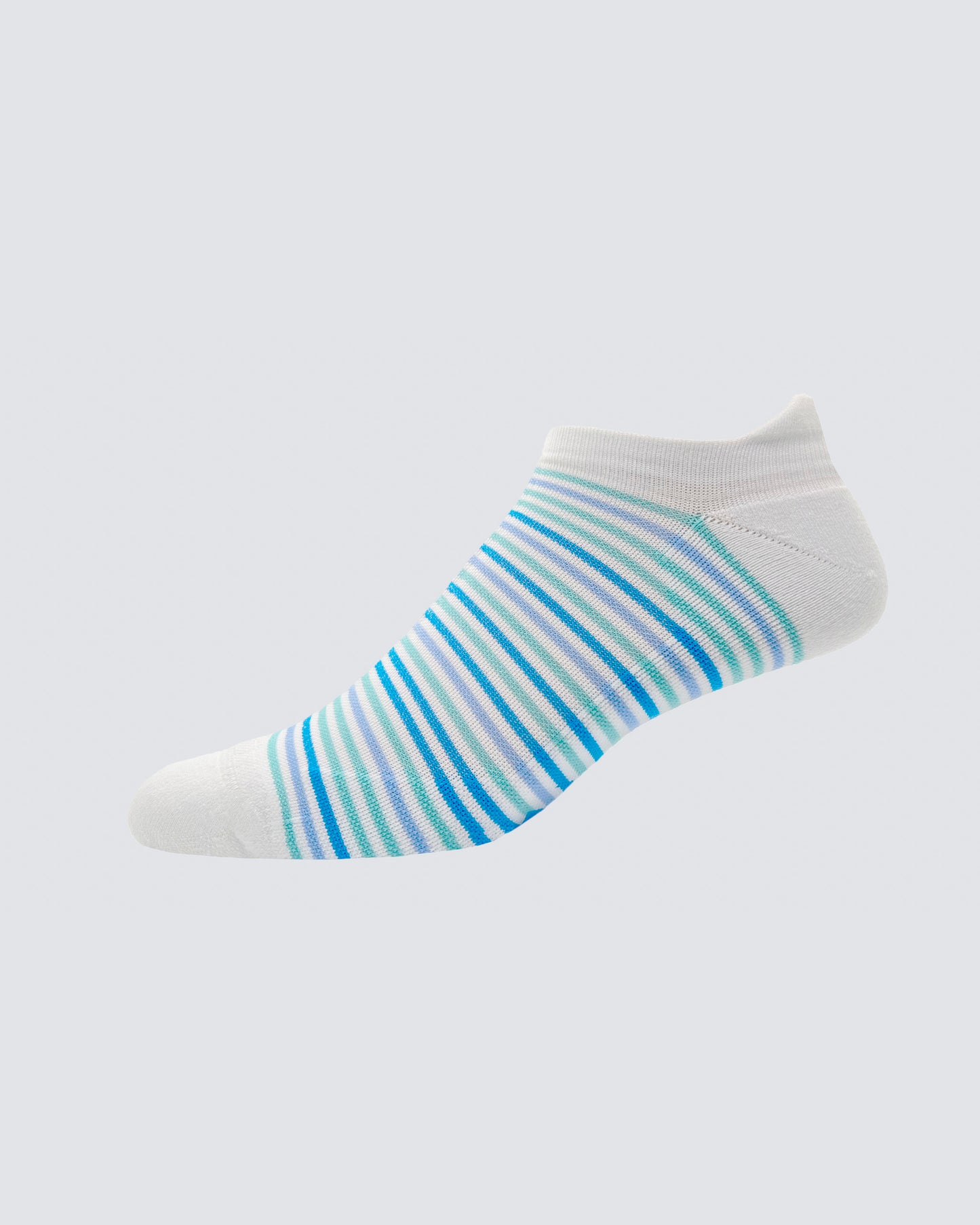 Dudley Stripe Socks in White