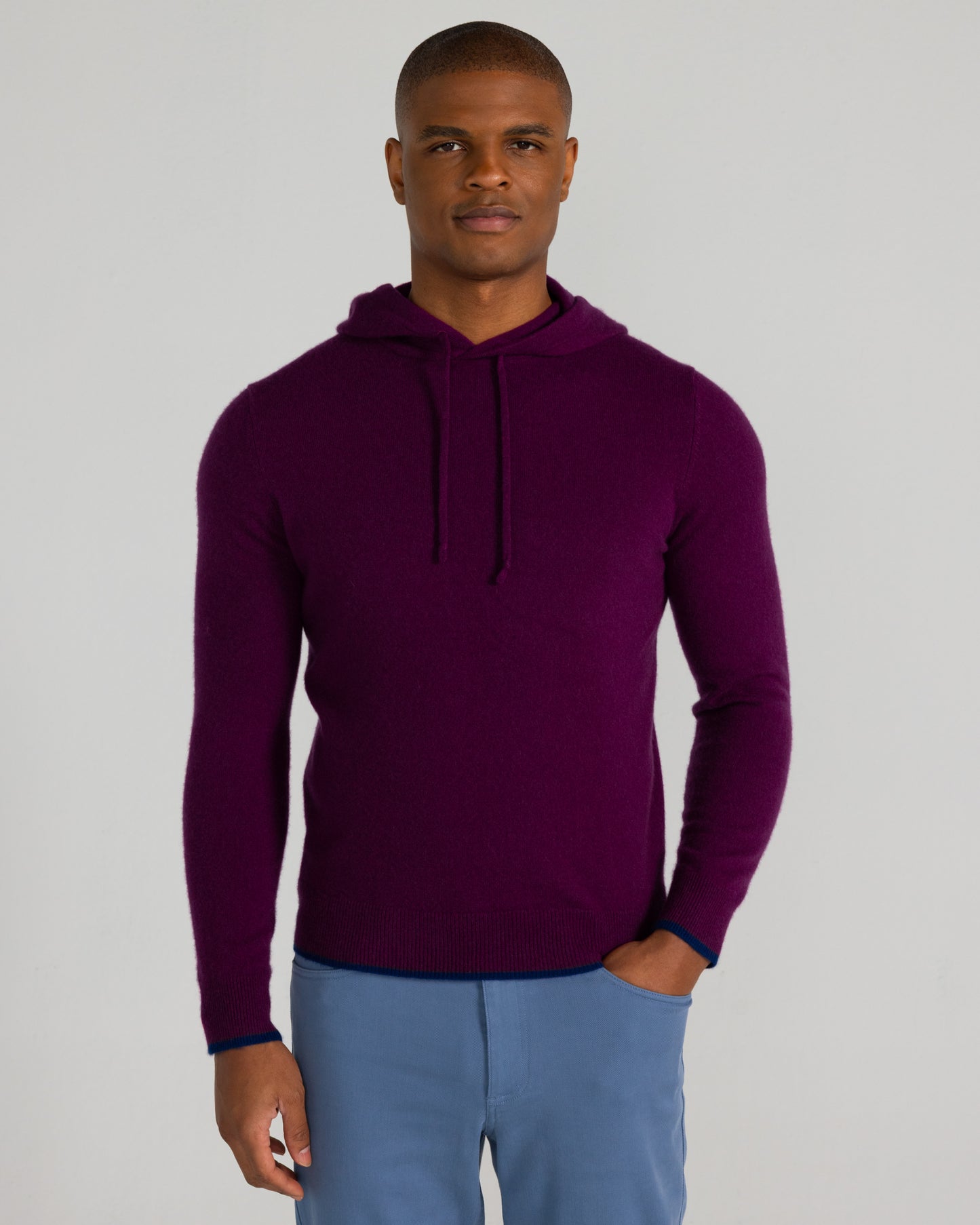 Quincy Hoodie in Bordeaux